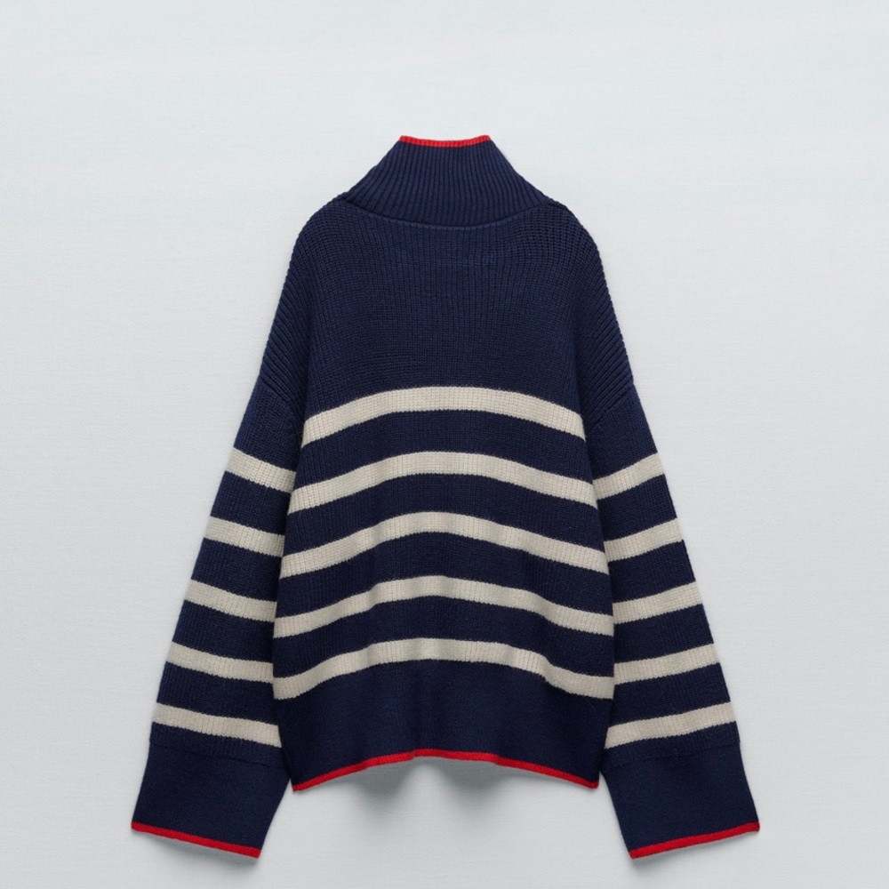 Zara Striped Knit Sweater